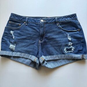 Faded Glory Rolled Cuff Jean Short Size 18